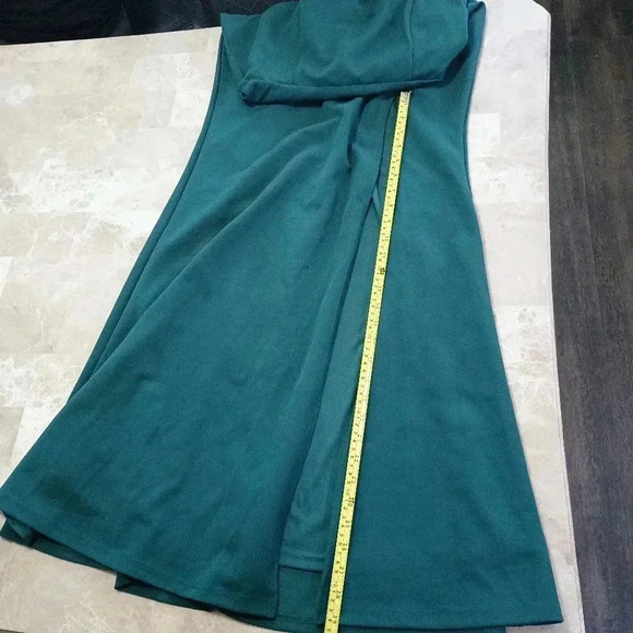 Lulus Elegant Behavior Emerald Green Halter Mermaid Maxi Dress Prom Formal - Picture 13 of 13